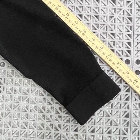 J. Ferrar Dress Shirt Mens Medium 15-15.5 Black Stretch Slim Fit Long Sleeve - Picture 9 of 10